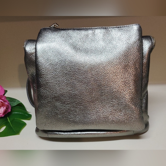 Pelle | Made in Italy | Champagne Gold Leather | Backpack | NWOT - Picture 6 of 14